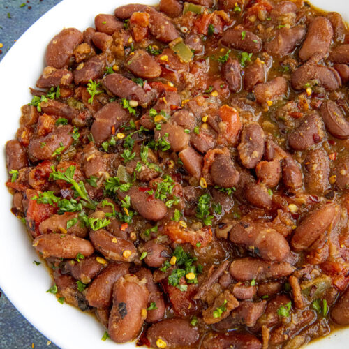 Charro Beans in a bowl