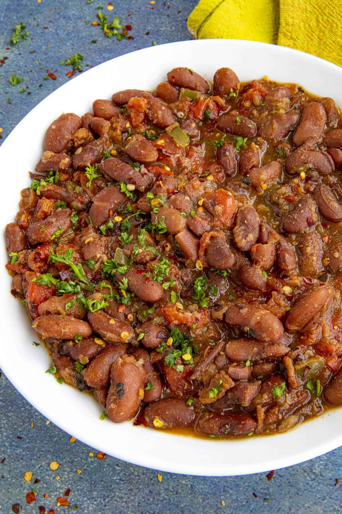 Charro Beans in a bowl