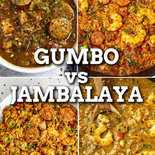 What is the difference between Gumbo and Jambalaya?