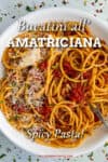 Bucatini all Amatriciana Recipe