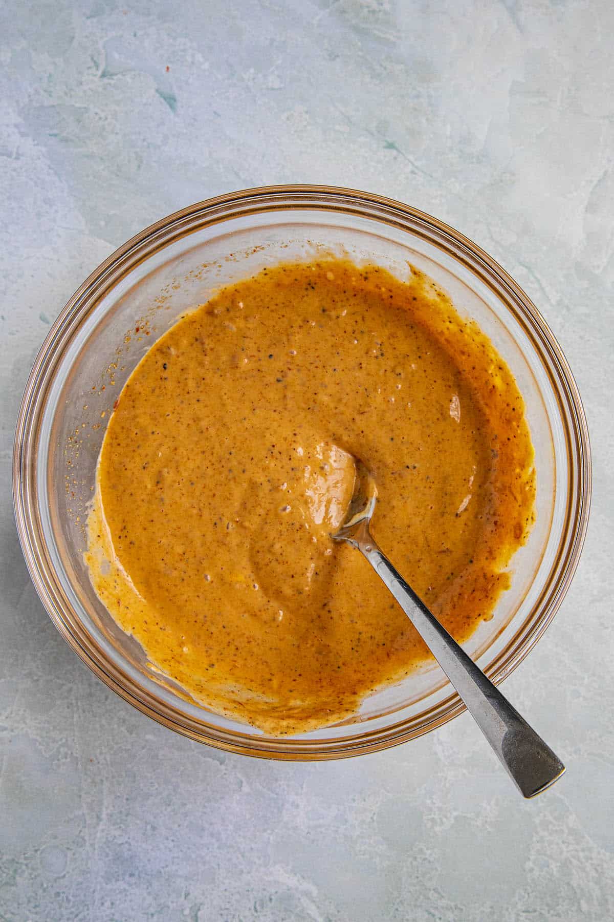 Comeback Sauce mixed in a bowl