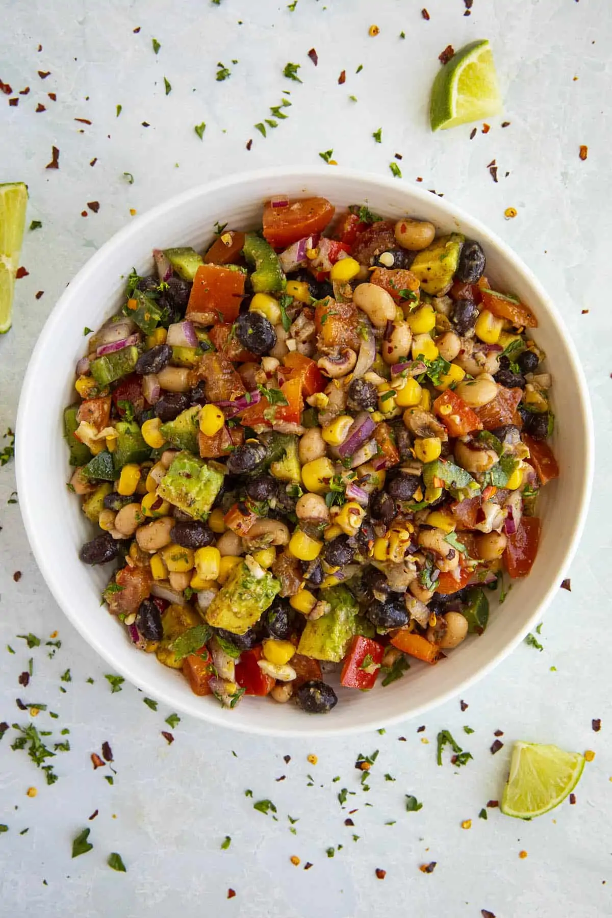 Cowboy Caviar in a bowl.