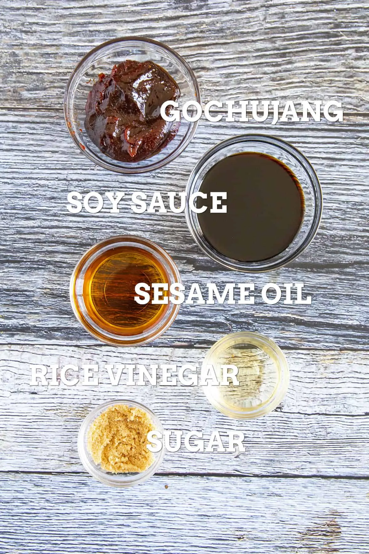 Gochujang Sauce ingredients