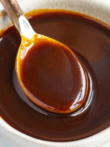 Gochujang Sauce on a spoon
