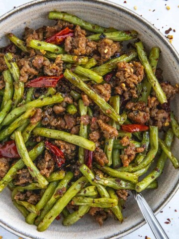 Sichuan Dry Fried Green Beans Recipe