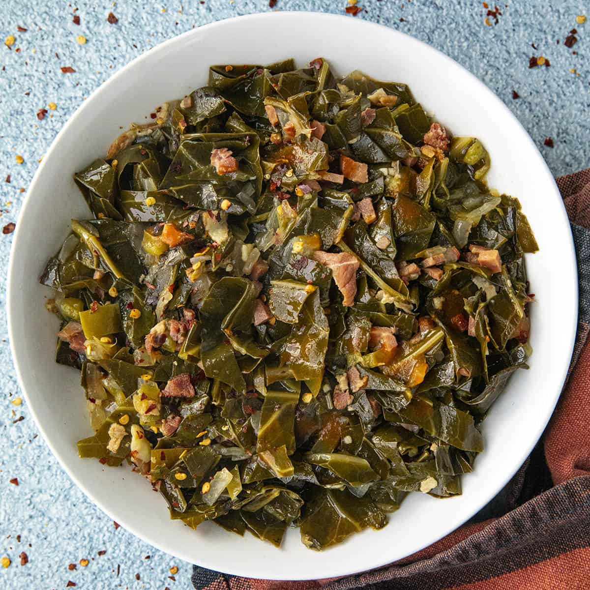 Collard Greens Recipe - Chili Pepper Madness Collard Greens Recipe - Chili Pepper Madness
