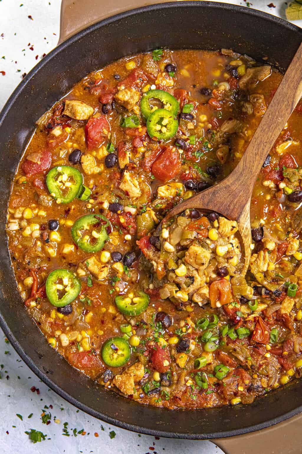 Southwest-Style Chicken Soup Recipe - Chili Pepper Madness
