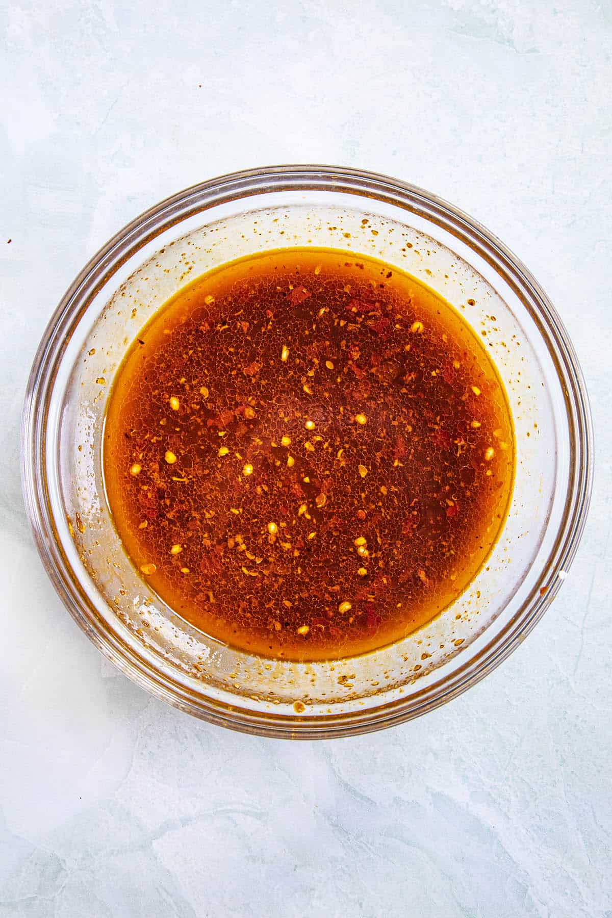 Hunan Chicken sauce in a bowl