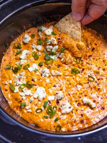 Crockpot Buffalo Chicken Dip Recipe