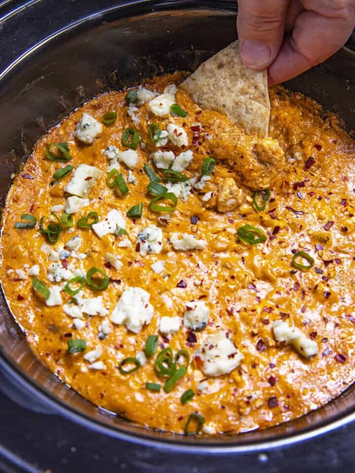 Crockpot Buffalo Chicken Dip Recipe