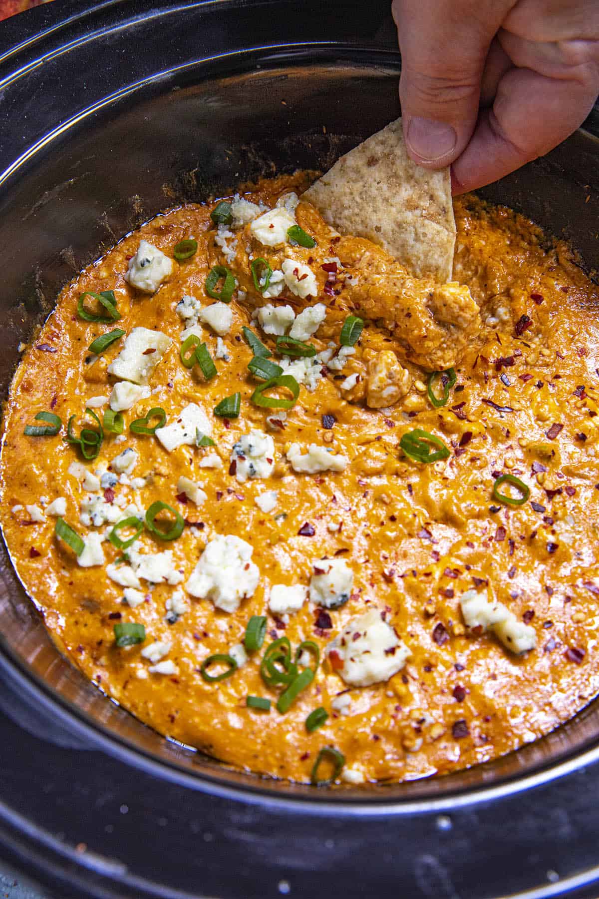 Crock Pot Buffalo Chicken Dip - The Perfect Party Dip!