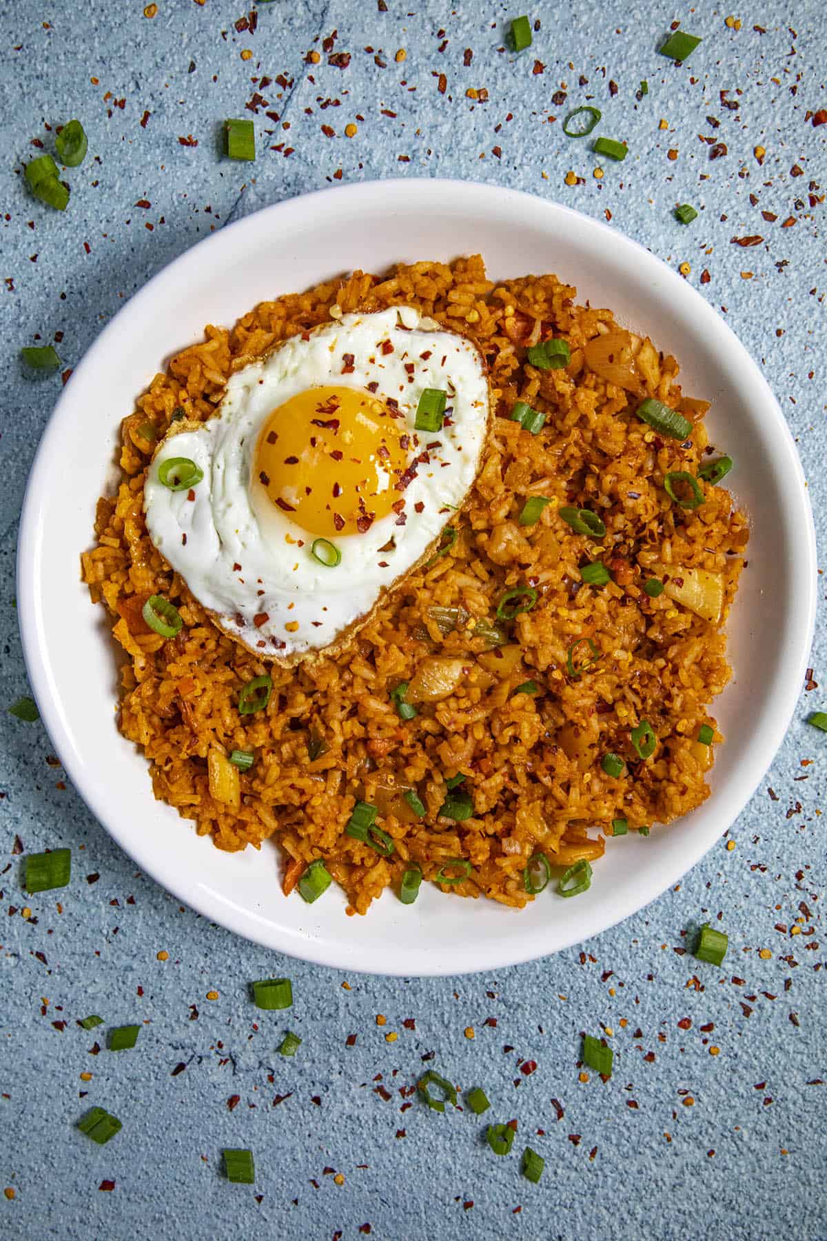 Kimchi Fried Rice, ready to serve