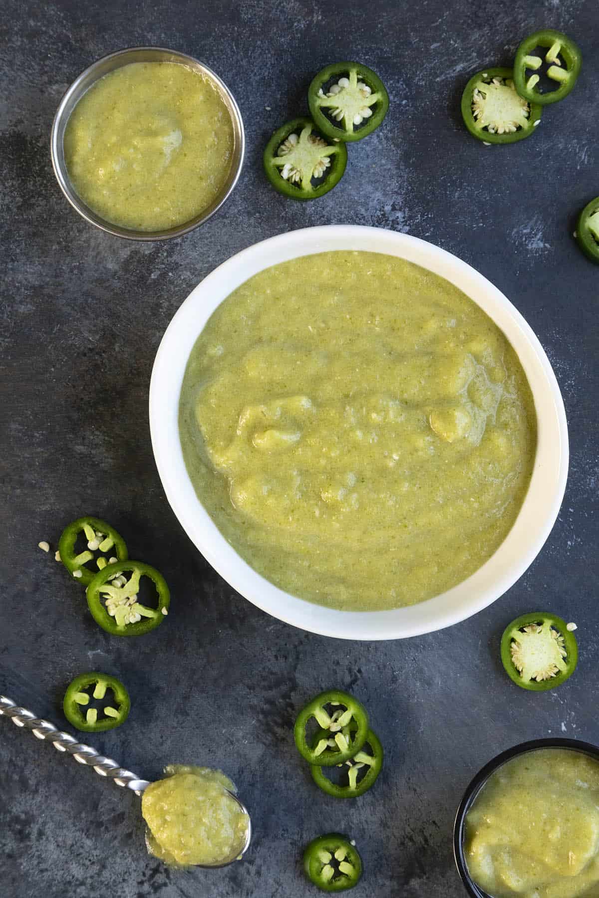 Creamy Jalapeno Sauce in a bowl for serving