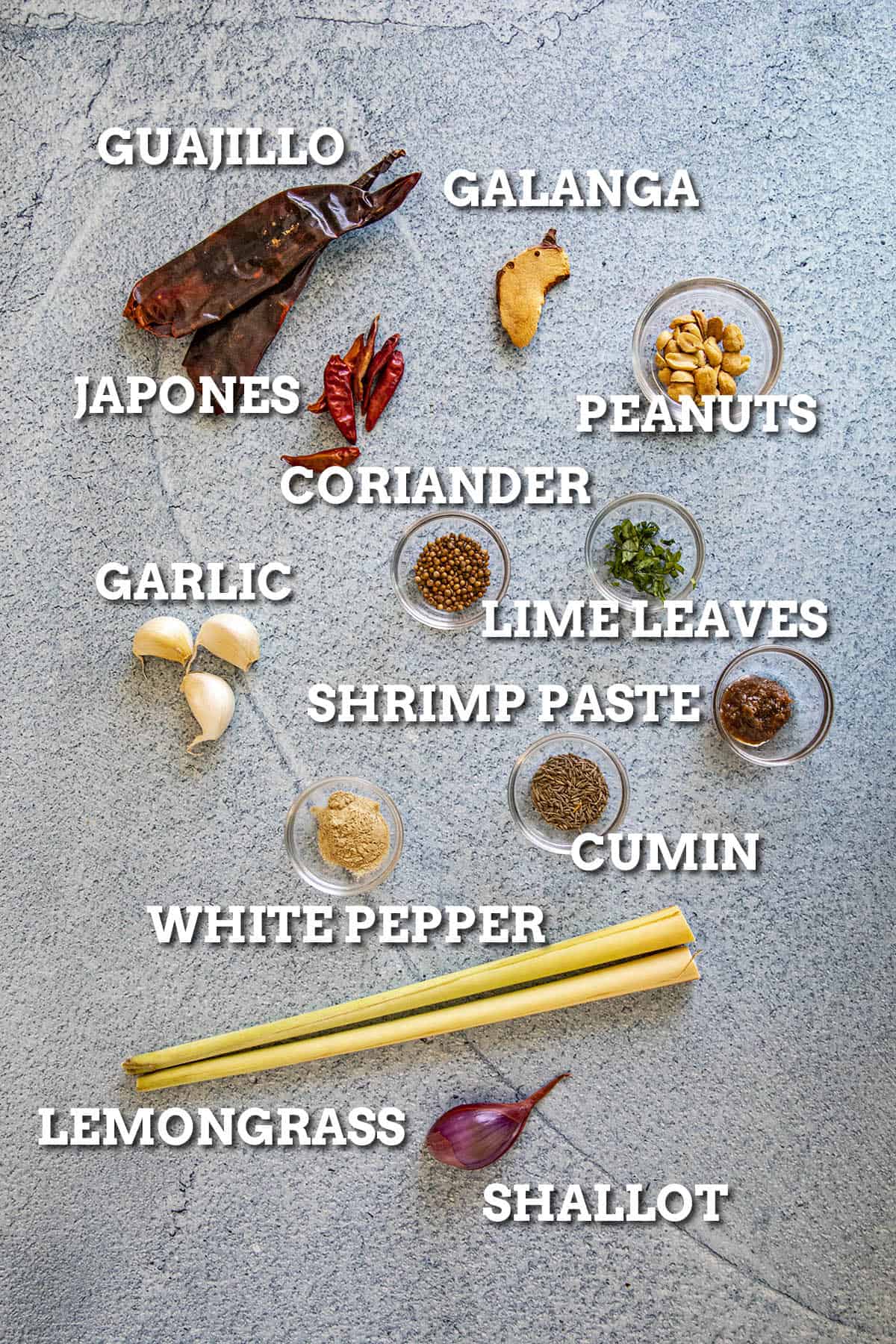 Panang Curry Paste ingredients
