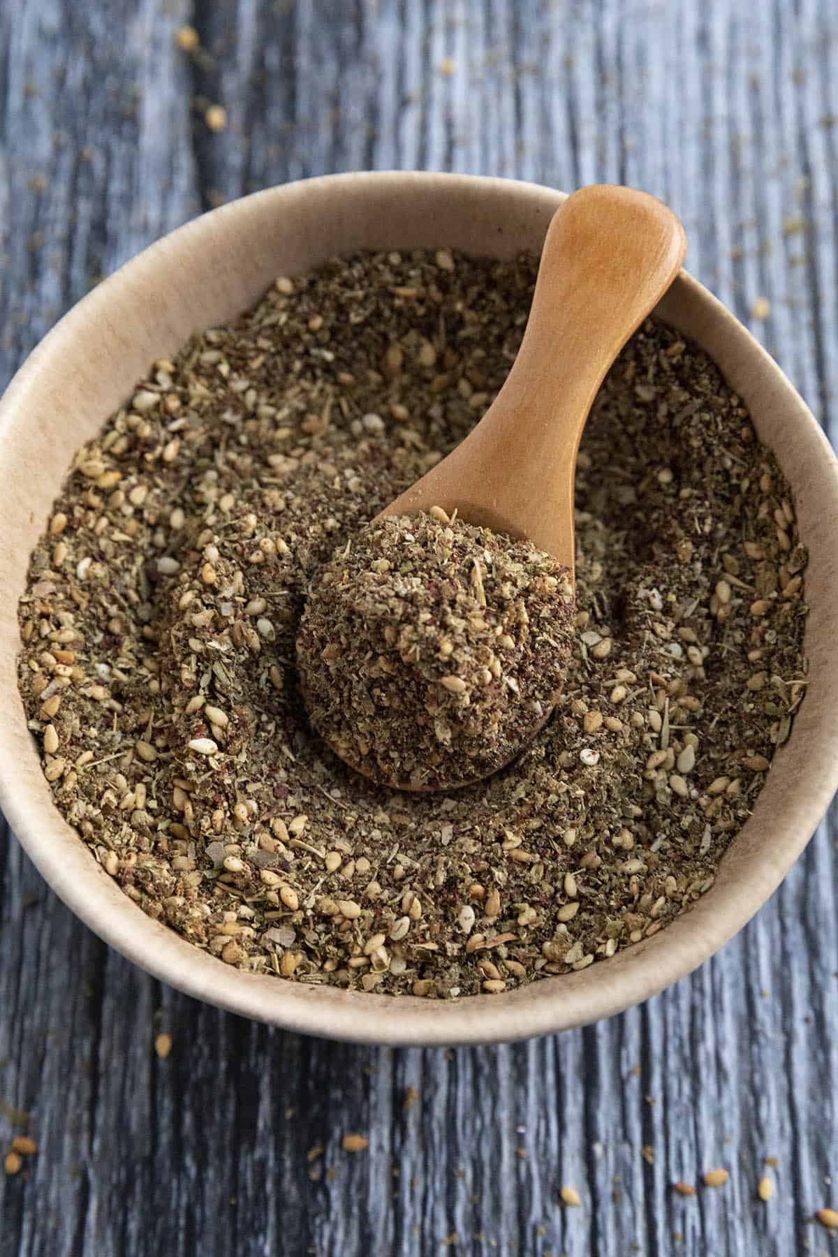 Za'atar Seasoning in a bowl