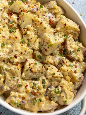 Potato Salad in a serving dish