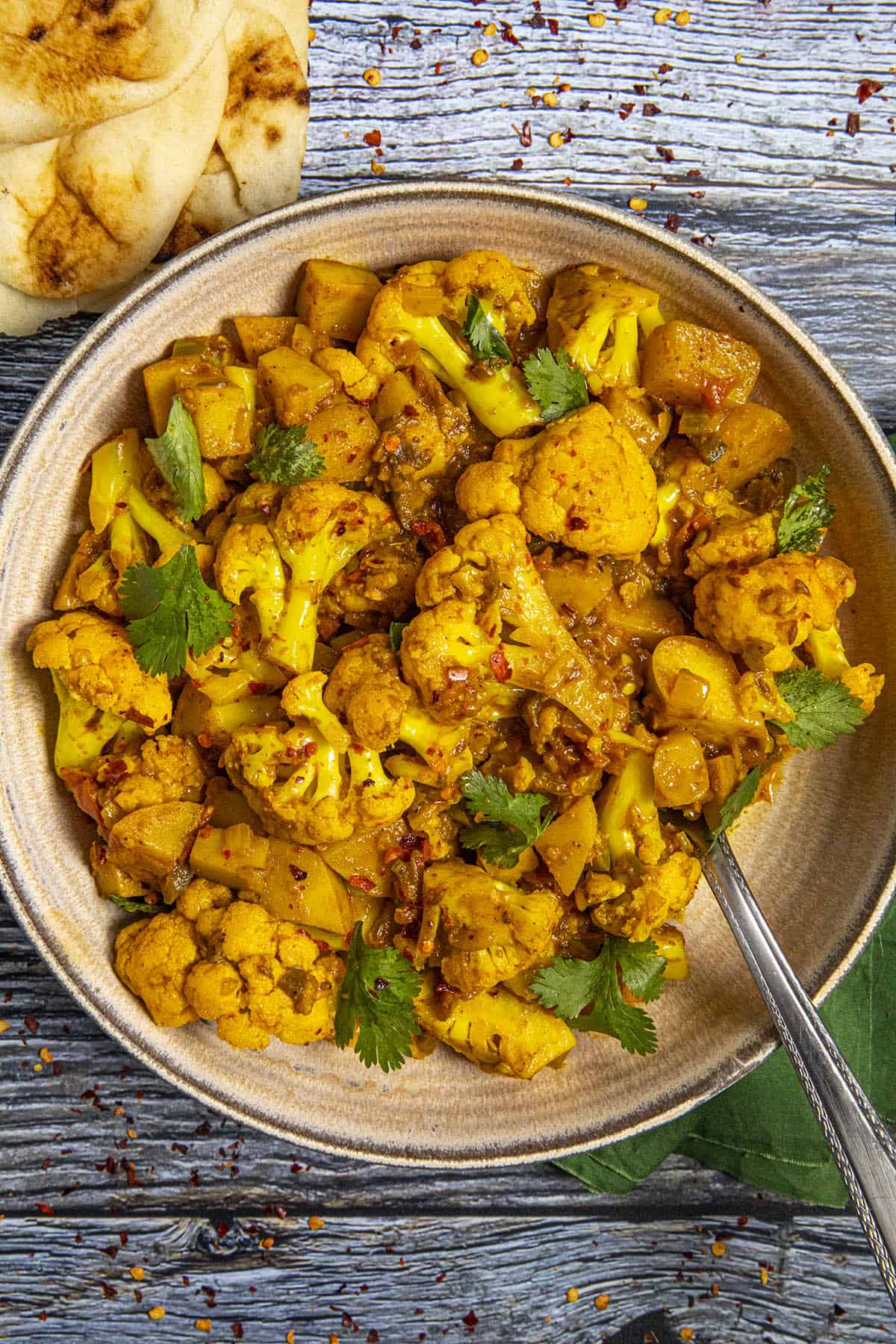 Aloo Gobi, ready to serve