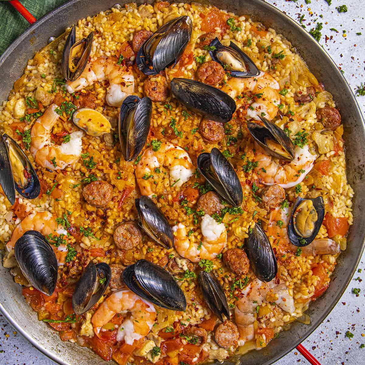 Traditional Shellfish Paella - Recipe