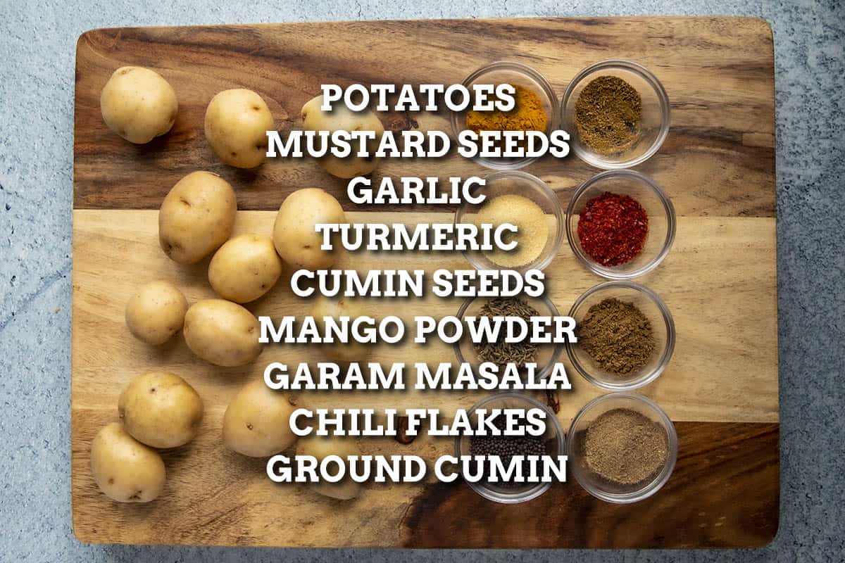 Bombay Potatoes ingredients