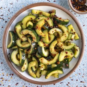 Asian Cucumber Salad Recipe (Sichuan Style - Qiang Huanggua)