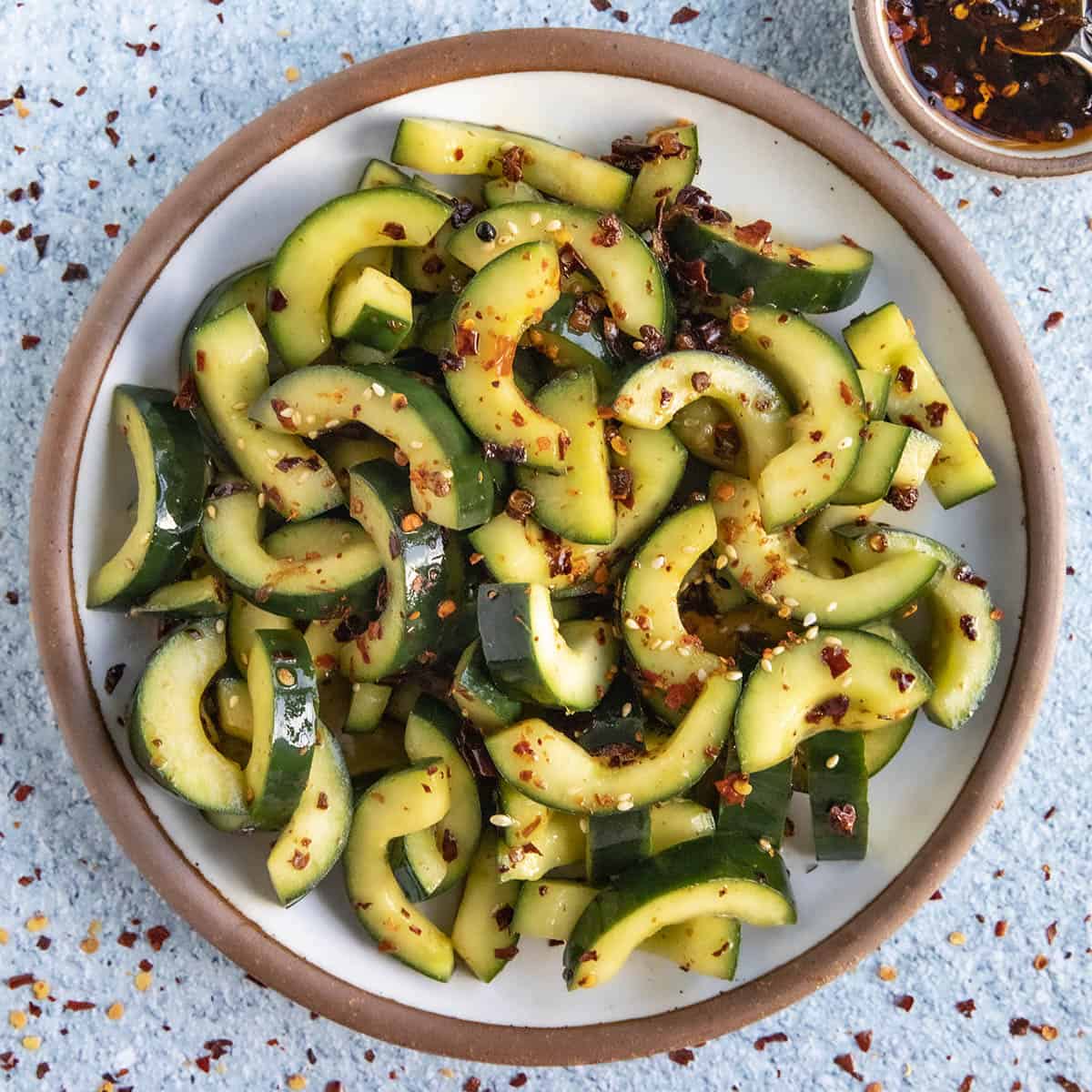 Asian Cucumber Salad Recipe - Chili Pepper Madness