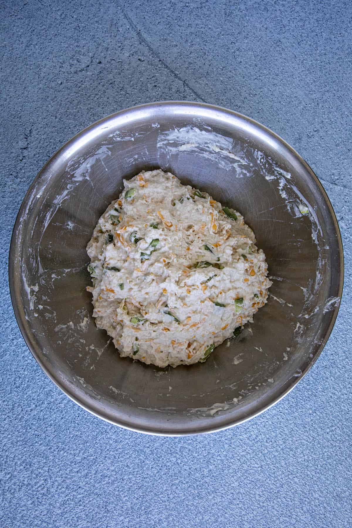 Dutch Oven Bread dough ready to rise