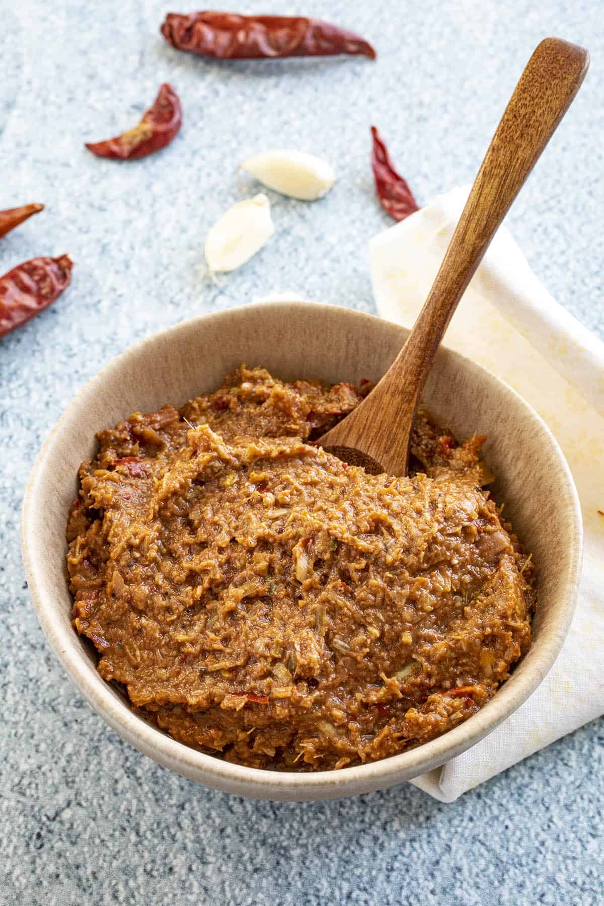 Massaman Curry Paste in a bowl