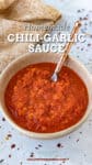 Homemade Chili Garlic Sauce Recipe