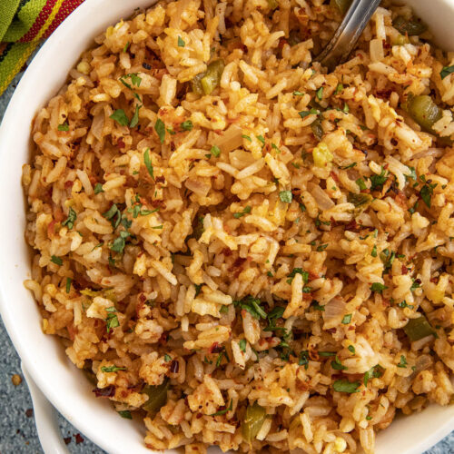 Mexican Rice Recipe, ready to serve