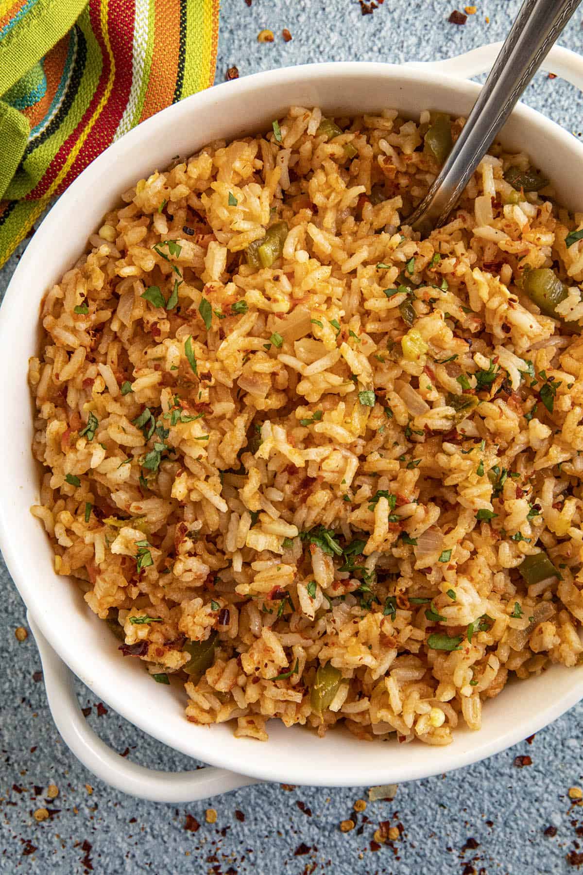 Mexican Rice Recipe, ready to serve