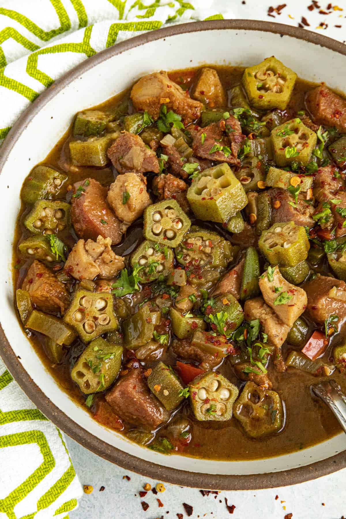Gumbo With Okra Shrimp And Sausage Gumbo With Okra Shrimp And Sausage