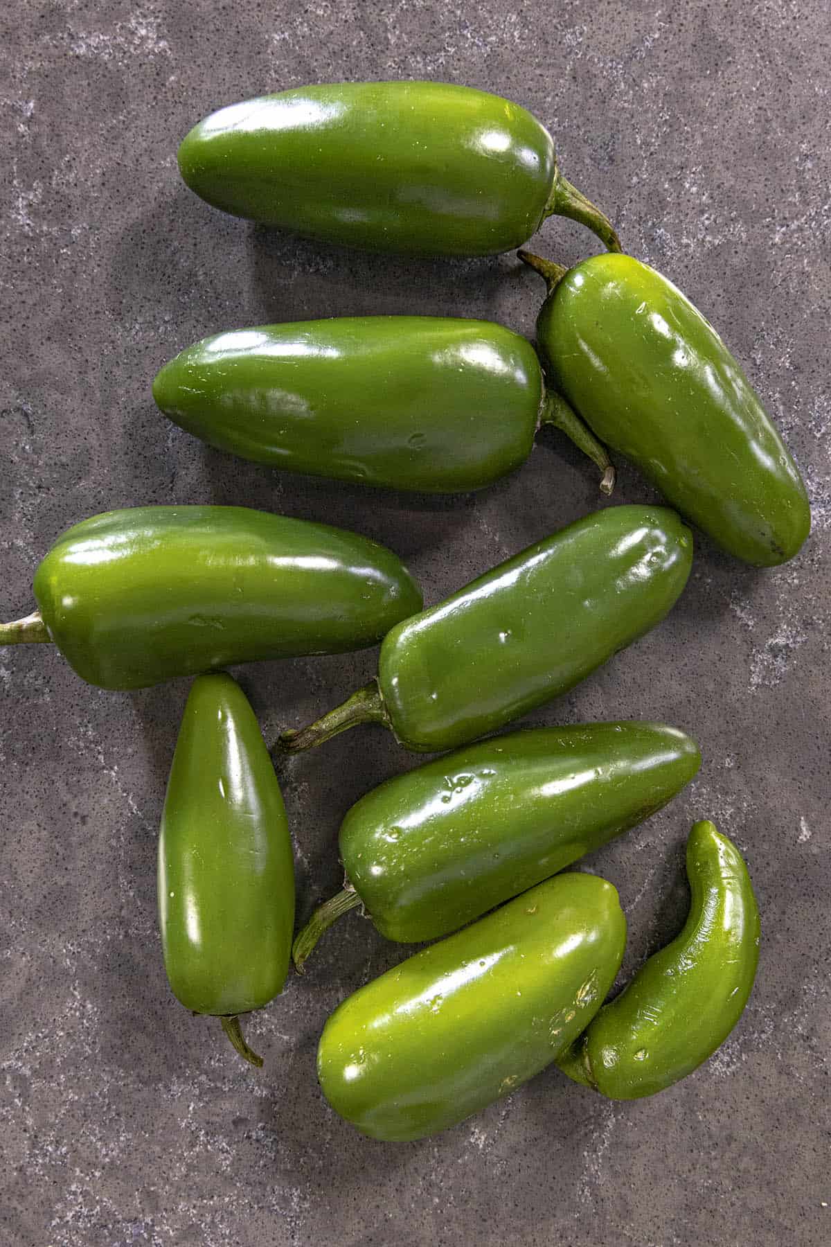 Lots of jalapeno peppers for making Pickled Jalapenos