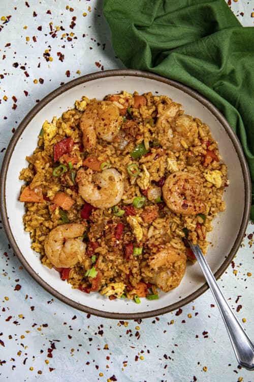 Shrimp Fried Rice Recipe - Chili Pepper Madness