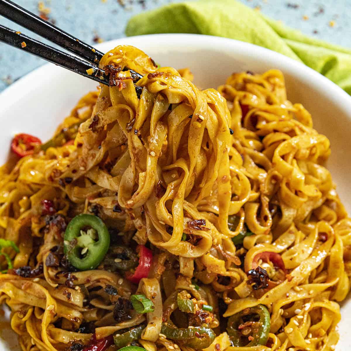 Spicy Noodles Recipe - Chili Pepper Madness