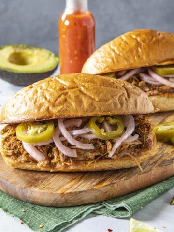 Mexican Tortas, ready to serve