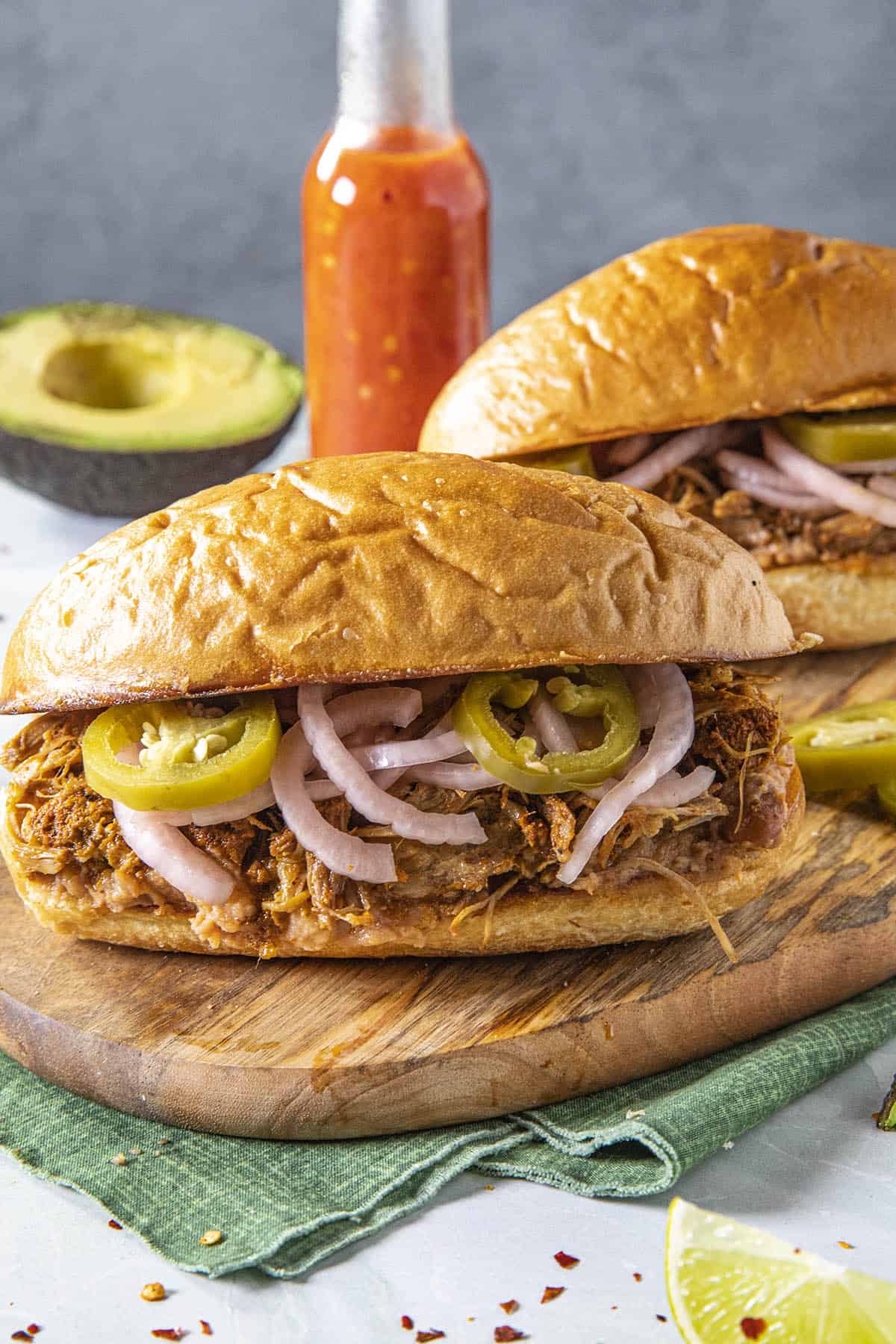 Mexican Tortas, ready to serve