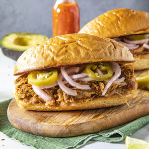 Mexican Torta de Cochinita Pibil Recipe (Pulled Pork Sandwich)