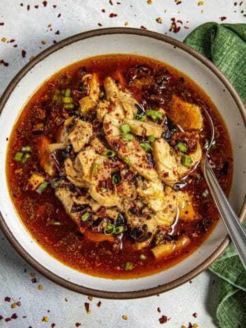 Shuizhu Yu Recipe (Sichuan Boiled Fish in a Seething Sea of Chilies)