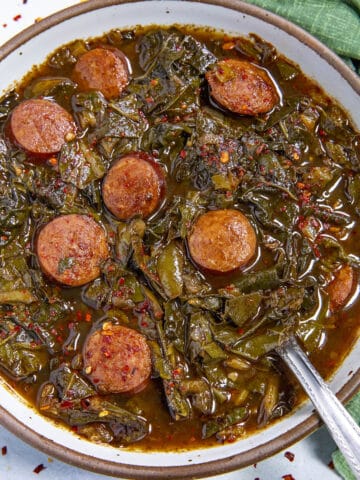 Gumbo Zherbes Recipe (Green Gumbo)