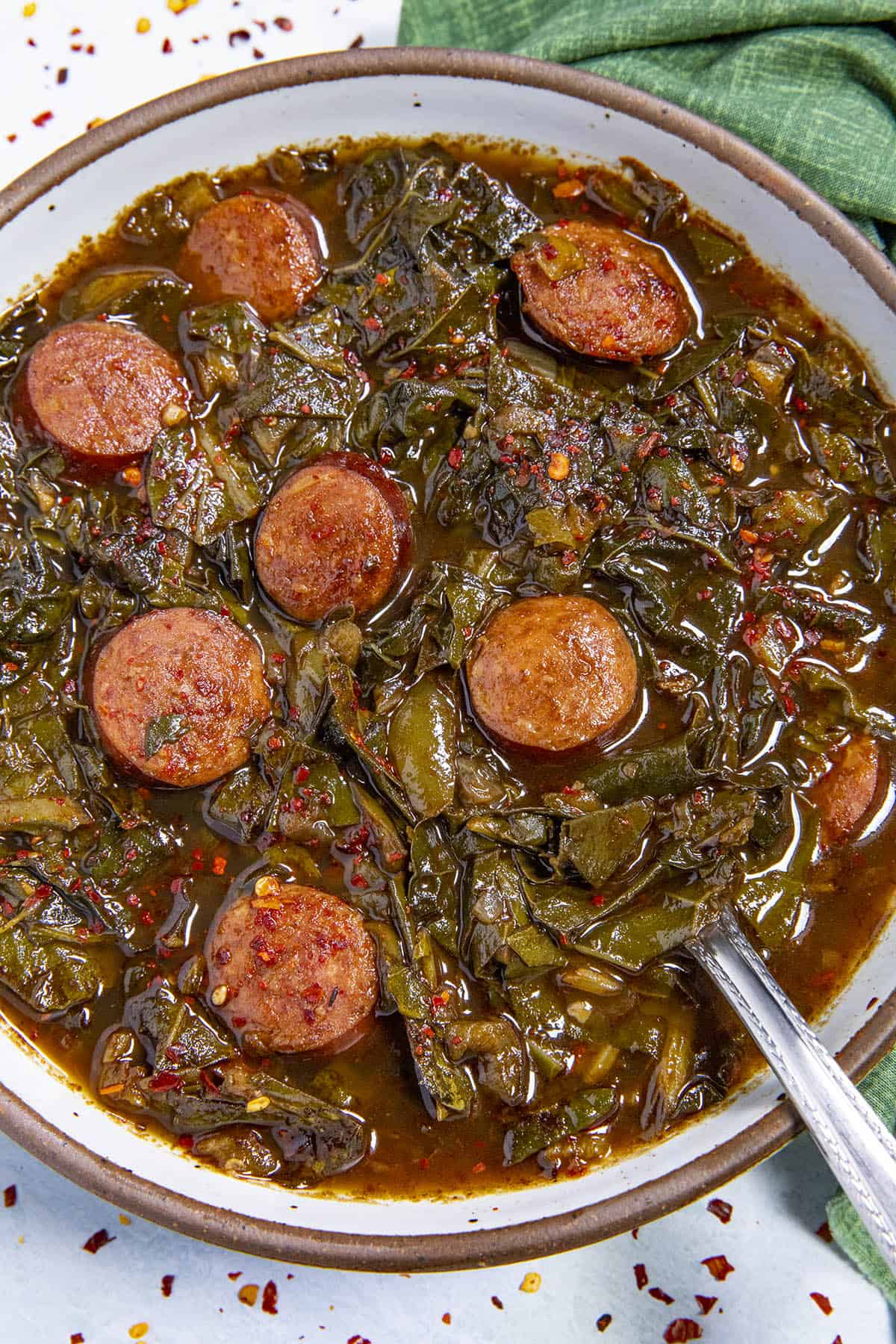 Gumbo Zherbes Recipe (Green Gumbo)