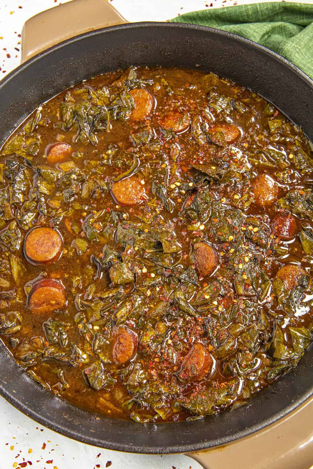 Green Gumbo Recipe (Gumbo Z'Herbes) Chili Pepper Madness