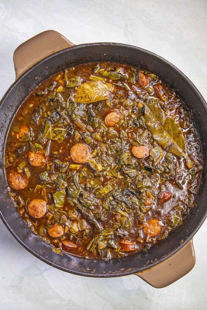 Green Gumbo Recipe (Gumbo Z'Herbes) Chili Pepper Madness