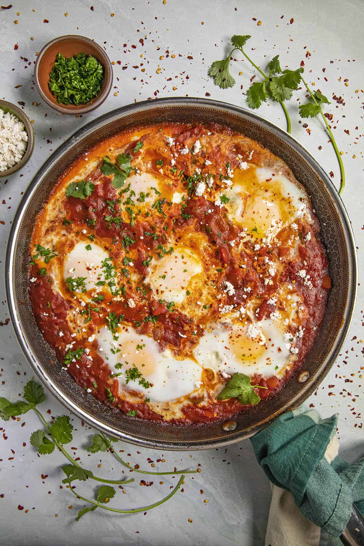 Shakshuka in a pan