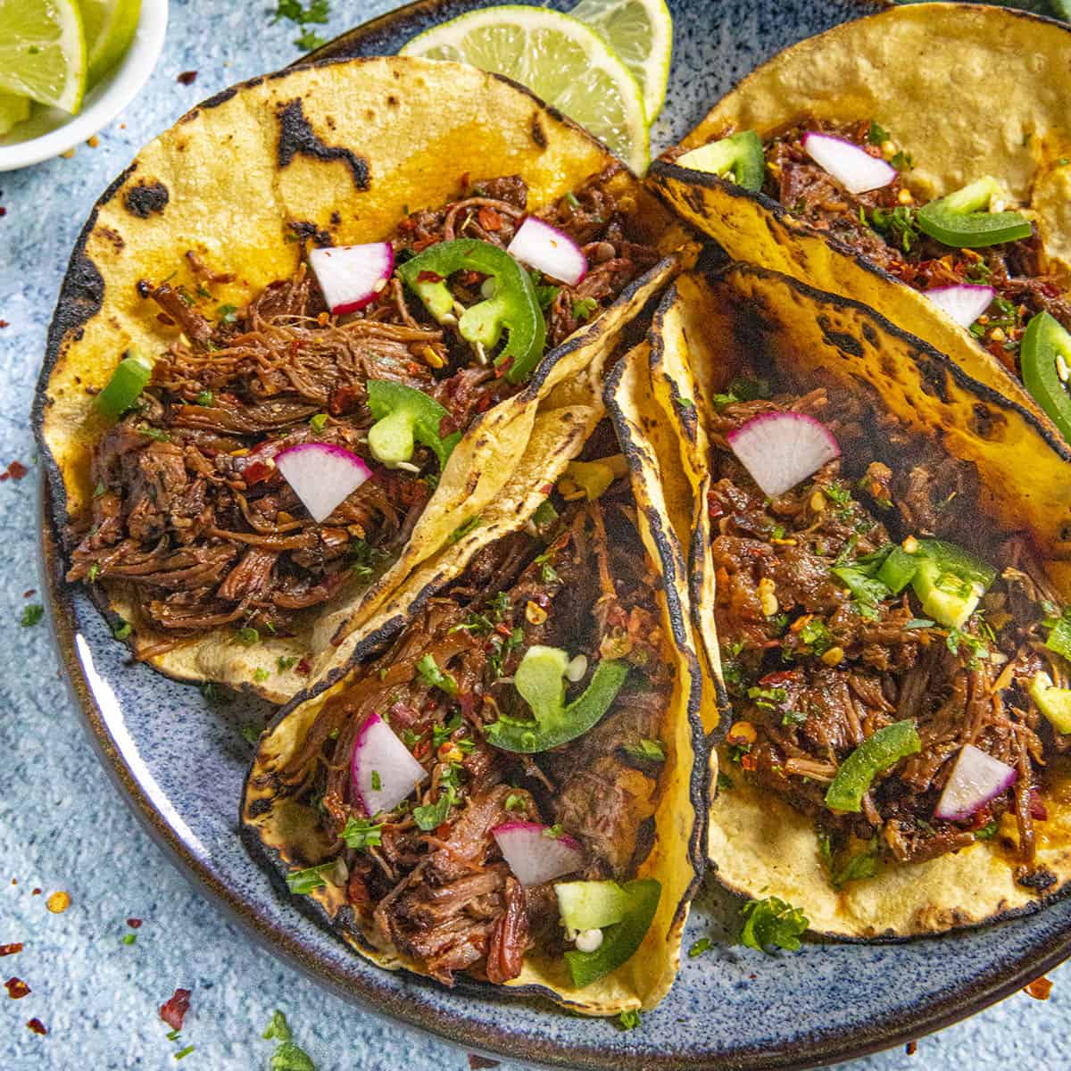 Barbacoa Tacos - Chili Pepper Madness