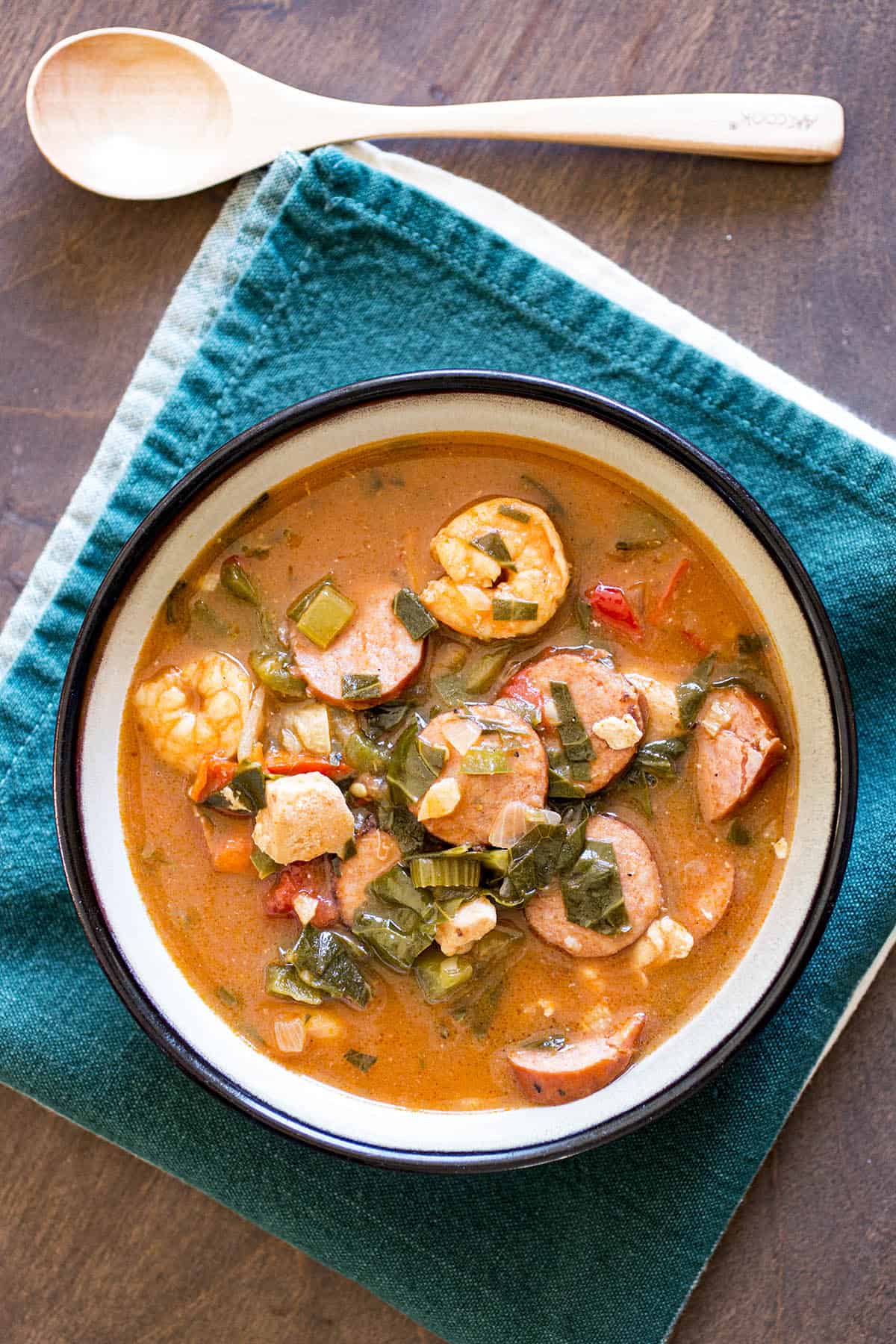 Spicy Gumbo in a bowl