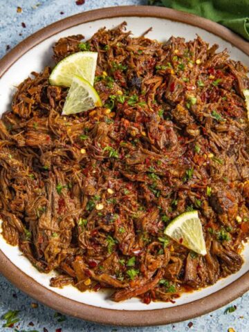 Beef Barbacoa in a bowl