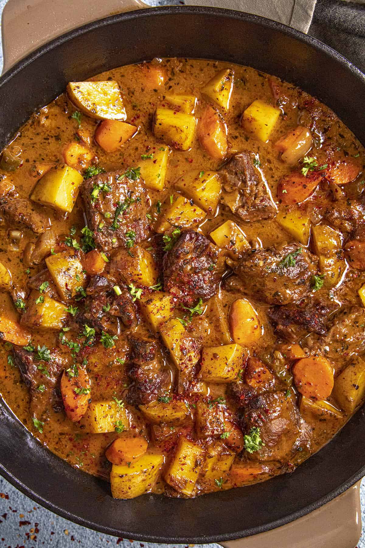 Beef Stew in a pot