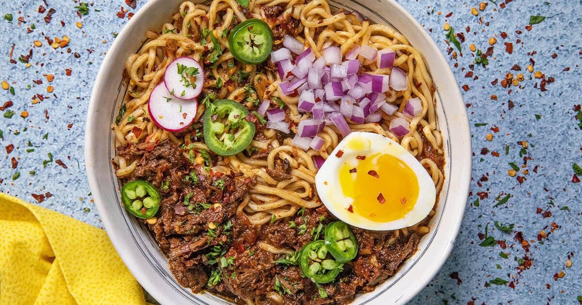 Birria Ramen Recipe (Birriamen) - Chili Pepper Madness