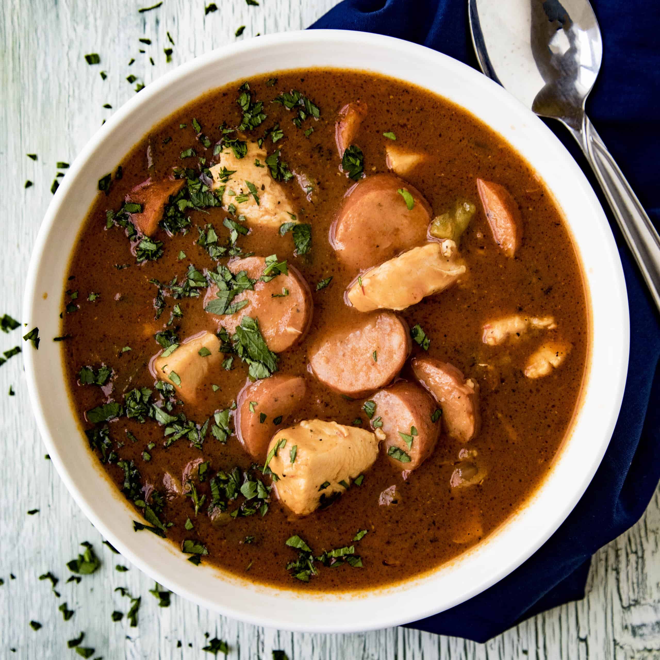 Creole Chicken and Sausage Gumbo Recipe - Chili Pepper Madness