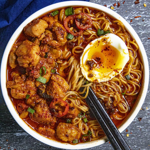 Homemade Buldak Ramen Noodles - Chili Pepper Madness